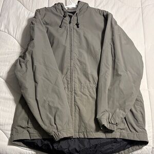 Eddie Bauer Men's Olive Windbreaker